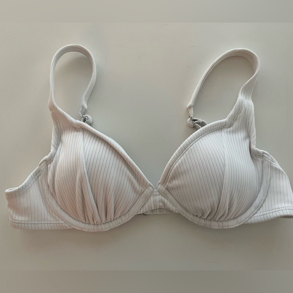Xhileration White Bikini Top Small NWOT
